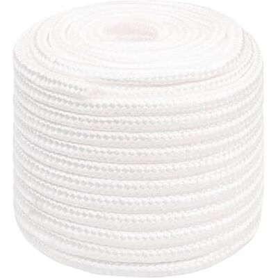 vidaXL Boottouw 18 mm 100 m polypropyleen volwit vidaXL Boottouw 18 mm 100 m polypropyleen volwit