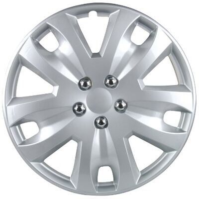 Cartrend Unitec 74853 Enjoliveur Hockenheim, 4-, 16", 100% ABS, col. Argent, 4 pièces Cartrend Unitec 74853 Enjoliveur Hockenheim, 4-, 16", 100% ABS, col. Argent, 4 pièces