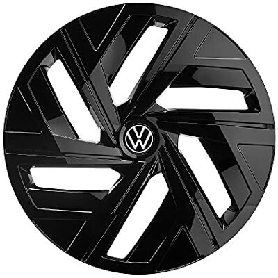 Volkswagen 11A071459ZKC Lot de 4 enjoliveurs en acier 19" Noir brillant Volkswagen 11A071459ZKC Lot de 4 enjoliveurs en acier 19" Noir brillant