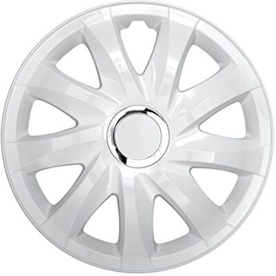 NRM Lot de 4 enjoliveurs Drift blancs 14 NRM Lot de 4 enjoliveurs Drift blancs 14