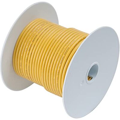Ancor Câble primaire de qualité marine et câble de batterie, 113910, jaune, 100' Ancor Câble primaire de qualité marine et câble de batterie, 113910, jaune, 100'