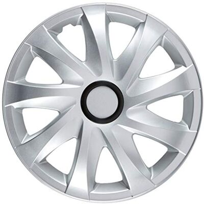NRM Lot de 4 enjoliveurs Kando noirs 15'' NRM Lot de 4 enjoliveurs Kando noirs 15''
