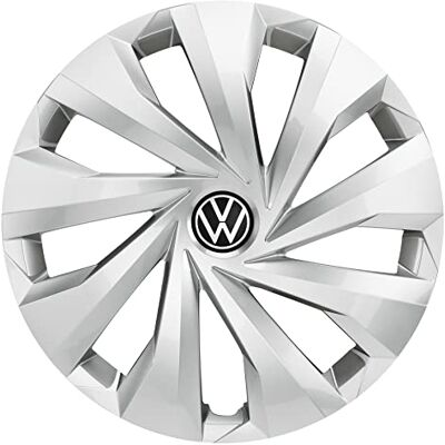 Volkswagen 2G0071455AUWP Lot de 4 enjoliveurs en acier 15" Argenté Volkswagen 2G0071455AUWP Lot de 4 enjoliveurs en acier 15" Argenté