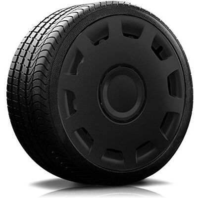 König RKK15 Lot de 4 enjoliveurs/couvre-roue, 14", noirs König RKK15 Lot de 4 enjoliveurs/couvre-roue, 14", noirs