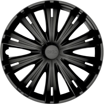 AUTO-STYLE AutoStyle Jeu de 4 enjoliveurs Giga 13-inch mat noir AUTO-STYLE AutoStyle Jeu de 4 enjoliveurs Giga 13-inch mat noir