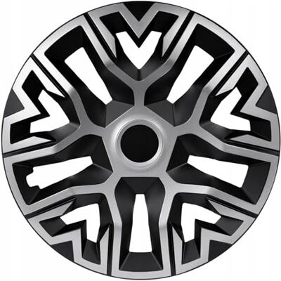 NRM The Best Silver/Black Lot de 4 enjoliveurs 14" pour jantes en acier, argentés/noirs NRM The Best Silver/Black Lot de 4 enjoliveurs 14" pour jantes en acier, argentés/noirs