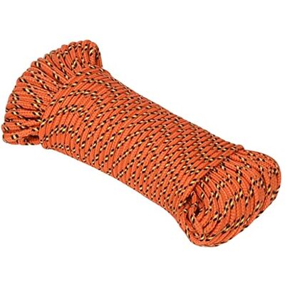vidaXL Boottouw 3 mm 100 m polypropyleen oranje vidaXL Boottouw 3 mm 100 m polypropyleen oranje