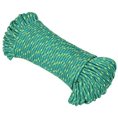 vidaXL Boottouw 4 mm 50 m polypropyleen groen vidaXL Boottouw 4 mm 50 m polypropyleen groen