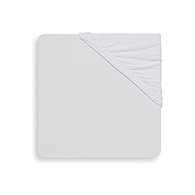 Jollein Drap-housse Jersey Blanc 70 X 140 cm Jollein Drap-housse Jersey Blanc 70 X 140 cm