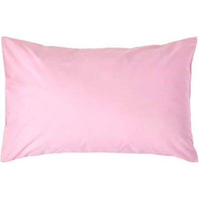 HOMESCAPES – Taie d’Oreiller rectangulaire 50 x 75 cm Rose 200 Fils HOMESCAPES – Taie d’Oreiller rectangulaire 50 x 75 cm Rose 200 Fils