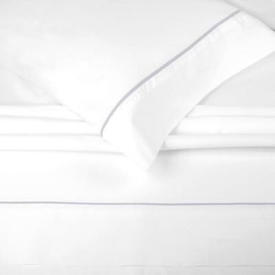 Ensemble de 3 Pièces Burrito Blanco - Blanc/Gris - Ensemble de Literie Ensemble de 3 Pièces Burrito Blanco - Blanc/Gris - Ensemble de Literie