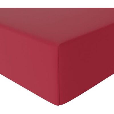 Drap housse en microfibre Amazon Basics - Bordeaux - 180x200x30 cm Drap housse en microfibre Amazon Basics - Bordeaux - 180x200x30 cm