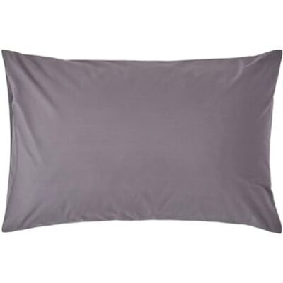 HOMESCAPES Taie d’Oreiller 50x75 cm en 100% Coton égyptien 200 Fils, Taie d’Oreiller rectangulaire Coloris Gris foncé HOMESCAPES Taie d’Oreiller 50x75 cm en 100% Coton égyptien 200 Fils, Taie d’Oreiller rectangulaire Coloris Gris foncé