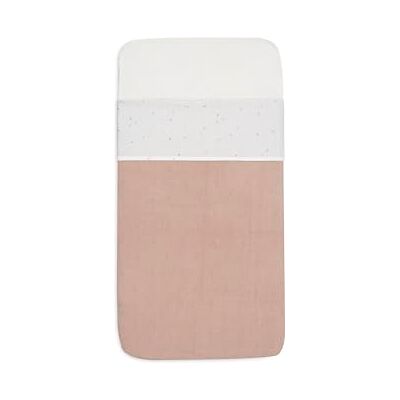 Jollein Drap de lit pour enfant Twinkling, rose sauvage 120 x 150 cm 100% coton Certifié Oeko-Tex Jollein Drap de lit pour enfant Twinkling, rose sauvage 120 x 150 cm 100% coton Certifié Oeko-Tex