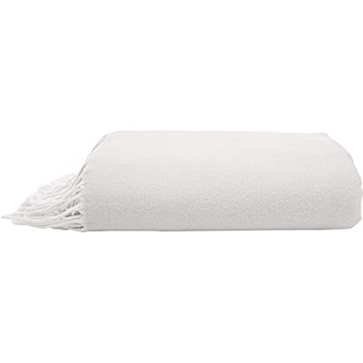Isadora Paris Jeté de Canapé en Pure Coton Super Doux et léger pour canapé, lit, Couverture Plaid Ultra Luxueux Chaud et Confortable pour Toutes Les Saisons, Plaid Motif Unie Gris Abbey Stone Isadora Paris Jeté de Canapé en Pure Coton Super Doux et léger pour canapé, lit, Couverture Plaid Ultra Luxueux Chaud et Confortable pour Toutes Les Saisons, Plaid Motif Unie Gris Abbey Stone