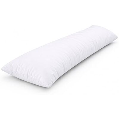 Flowen Oreiller 40x145 Lot de 1 pour Le Lit Coussin pour Dormir et Décoratif Antiallergique Anti-Acarien et Rafraichissant Rectangulaire Taie d'Oreiller Blanc en Coton et Polyest. Amovible et Lavable Flowen Oreiller 40x145 Lot de 1 pour Le Lit Coussin pour Dormir et Décoratif Antiallergique Anti-Acarien et Rafraichissant Rectangulaire Taie d'Oreiller Blanc en Coton et Polyest. Amovible et Lavable
