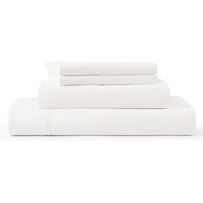 UGG Hedi Parure de lit 4 pièces rafraîchissante avec 2 taies d'oreiller, hypoallergénique, lavable en machine, douce et légère pour chambre à coucher, lit double XL, blanc UGG Hedi Parure de lit 4 pièces rafraîchissante avec 2 taies d'oreiller, hypoallergénique, lavable en machine, douce et légère pour chambre à coucher, lit double XL, blanc