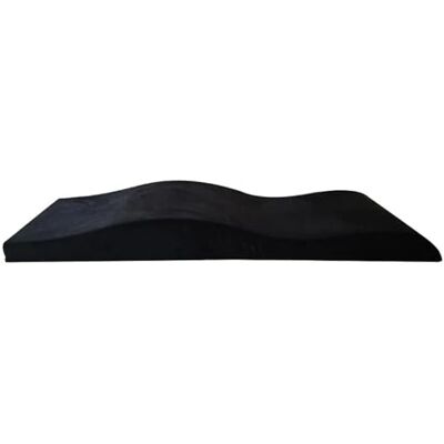 GIJMZY Surmatelas anatomique en mousse ondulée pour lit de massage (noir) GIJMZY Surmatelas anatomique en mousse ondulée pour lit de massage (noir)