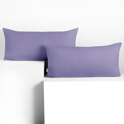 Housse de coussin DecoKing Amber - Lavande - 40x120 cm - Housse de coussin Housse de coussin DecoKing Amber - Lavande - 40x120 cm - Housse de coussin