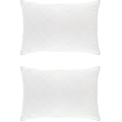vidaXL Oreiller FULDA 2 pc 50 x 70 cm 100% duvet d'oie et plumes Blanc vidaXL Oreiller FULDA 2 pc 50 x 70 cm 100% duvet d'oie et plumes Blanc