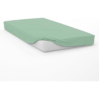 Soleil d'Ocre Drap housse en coton 60x120 cm Vert eau - Lit bébé Soleil d'Ocre Drap housse en coton 60x120 cm Vert eau - Lit bébé