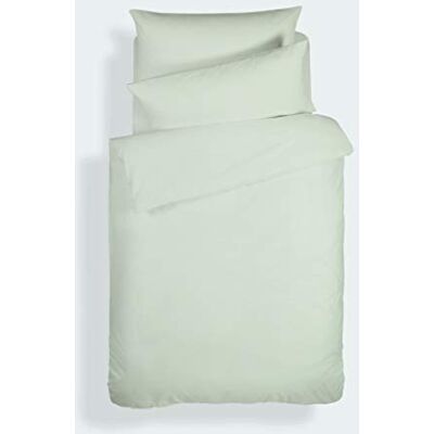 Bianca Plain Dyed Light Green Parure de lit 135 cm 100% coton percale Bianca Plain Dyed Light Green Parure de lit 135 cm 100% coton percale