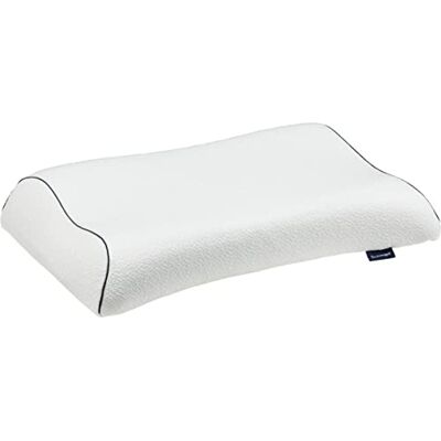 Technogel New Generation Original Anatomic Curve Coussin orthopédique pour Soutien de la Nuque antibactérien, en Gel HWS pour dormeurs sur Le Dos et sur Le côté avec taie d'oreiller 66 x 40 x 11 cm Technogel New Generation Original Anatomic Curve Coussin orthopédique pour Soutien de la Nuque antibactérien, en Gel HWS pour dormeurs sur Le Dos et sur Le côté avec taie d'oreiller 66 x 40 x 11 cm