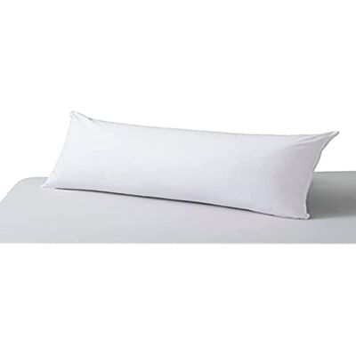 Savel Oreiller doux toucher soie avec double housse 90 x 40 cm Haute fermeté Savel Oreiller doux toucher soie avec double housse 90 x 40 cm Haute fermeté
