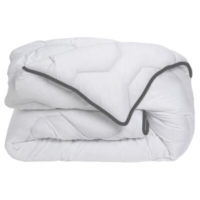 Bleu Calin Couette Suprême Très Chaude, Enveloppe Extra Douce Supersoft, Confort Hôtel 140 x 200 cm Bleu Calin Couette Suprême Très Chaude, Enveloppe Extra Douce Supersoft, Confort Hôtel 140 x 200 cm