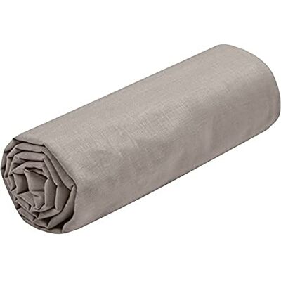 Stof Lovely CASA Drap Housse -Taille 140x190 cm Grand Bonnet 30 cm -100% Coton certifié Oeko-Tex Couleur Lin -Modèle Eden Linge de Lit pour Maison Doux et Confortable pour Nid Douillet Stof Lovely CASA Drap Housse -Taille 140x190 cm Grand Bonnet 30 cm -100% Coton certifié Oeko-Tex Couleur Lin -Modèle Eden Linge de Lit pour Maison Doux et Confortable pour Nid Douillet