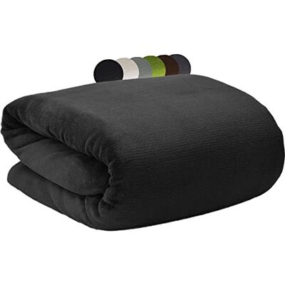 Beautissu plaid polaire microfibre couverture pour le canapé couvre-lit Beautissu plaid polaire microfibre couverture pour le canapé couvre-lit