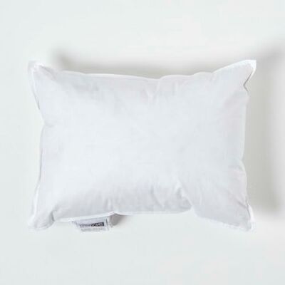 HOMESCAPES Oreiller Plumes de Canard 30x40 cm Oreiller intérieur avec Housse en 100% Coton Housse Duvet Anti-Allergique Certifié RDS Lavable en Machine HOMESCAPES Oreiller Plumes de Canard 30x40 cm Oreiller intérieur avec Housse en 100% Coton Housse Duvet Anti-Allergique Certifié RDS Lavable en Machine