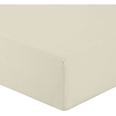 Gabel Drap-Housse en Percale, Plusieurs Coloris Disponibles 210x180x0.3 cm Lin Gabel Drap-Housse en Percale, Plusieurs Coloris Disponibles 210x180x0.3 cm Lin