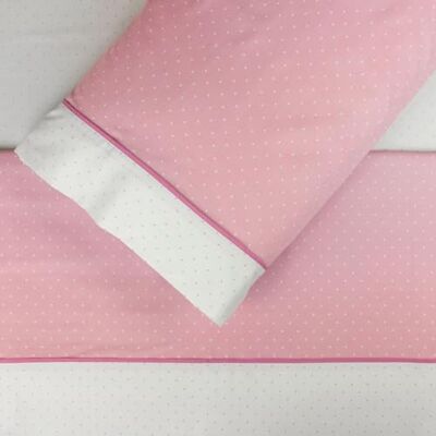 Blanco Parure de lit, lit de 120 cm (+ dimensions disponibles), 50% polyester, 50% coton, 50% polyester, repassage facile, motif 238 rose Blanco Parure de lit, lit de 120 cm (+ dimensions disponibles), 50% polyester, 50% coton, 50% polyester, repassage facile, motif 238 rose
