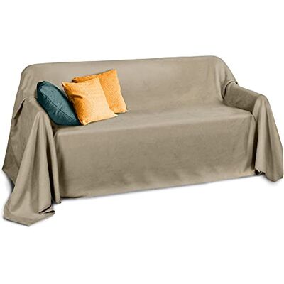 Beautissu couverture plaid similicuir couvre-lit jeté de canapé Beautissu couverture plaid similicuir couvre-lit jeté de canapé