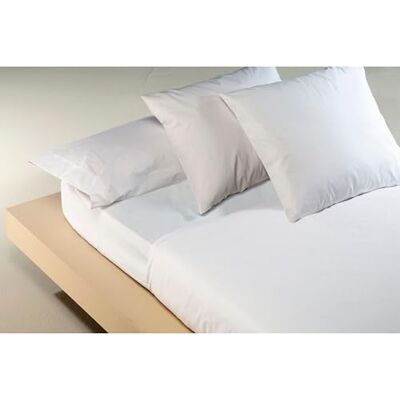 ECOMMERC3 Drap de dessus pour lit de 150 cm Drap plat couleur blanc doux, résistant et facile d'entretien ECOMMERC3 Drap de dessus pour lit de 150 cm Drap plat couleur blanc doux, résistant et facile d'entretien