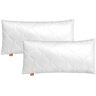 sleepling 191114 Lot de 2 Coussins Oreiller décoratif Oreiller de canapé Oekotex Lavable 60 degrés fabriqué en UE Poids de garnissage Garantie Taille Garantie 40 x 60 cm, Blanc sleepling 191114 Lot de 2 Coussins Oreiller décoratif Oreiller de canapé Oekotex Lavable 60 degrés fabriqué en UE Poids de garnissage Garantie Taille Garantie 40 x 60 cm, Blanc