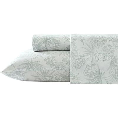 Tommy Bahama Pen and Ink Palm Parure de lit en percale de coton, élégance et fraîcheur, décoration d'intérieur, Queen Size, vert Tommy Bahama Pen and Ink Palm Parure de lit en percale de coton, élégance et fraîcheur, décoration d'intérieur, Queen Size, vert