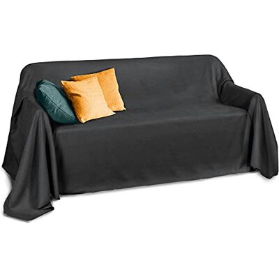 Beautissu couverture plaid similicuir couvre-lit jeté de canapé Beautissu couverture plaid similicuir couvre-lit jeté de canapé