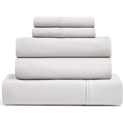 UGG Hedi Parure de lit 5 pièces de luxe rafraîchissantes avec 2 taies d'oreiller, hypoallergénique, lavable en machine, douce et légère pour lit réglable, lit King séparé, gris pierre UGG Hedi Parure de lit 5 pièces de luxe rafraîchissantes avec 2 taies d'oreiller, hypoallergénique, lavable en machine, douce et légère pour lit réglable, lit King séparé, gris pierre