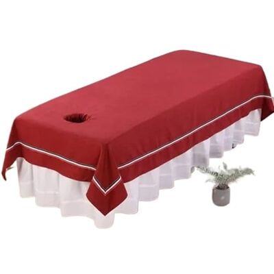 IRFHDCX Housse de table de massage 5 pièces Beauté Salon Parure de lit solide en coton épais Housse de matelas SPA Massage Table Couvre-lit Doux avec/pas de trou (Couleur 10,90 x 220 cm sans trou) IRFHDCX Housse de table de massage 5 pièces Beauté Salon Parure de lit solide en coton épais Housse de matelas SPA Massage Table Couvre-lit Doux avec/pas de trou (Couleur 10,90 x 220 cm sans trou)