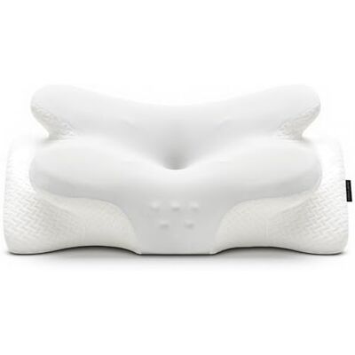 COSYLAND Oreiller de nuque en mousse à mémoire de forme Coussin orthopédique et ergonomique Coussin de soutien de la nuque comme coussin de sommeil pour les personnes dormant sur le côté, le dos COSYLAND Oreiller de nuque en mousse à mémoire de forme Coussin orthopédique et ergonomique Coussin de soutien de la nuque comme coussin de sommeil pour les personnes dormant sur le côté, le dos