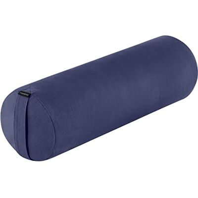 Retrospec Sequoia Traversin de yoga – Coussin de méditation pour pratique de yoga – Comprend une housse lavable en machine 100% coton et une poignée de transport durable ; rond, minuit Retrospec Sequoia Traversin de yoga – Coussin de méditation pour pratique de yoga – Comprend une housse lavable en machine 100% coton et une poignée de transport durable ; rond, minuit