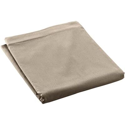 Douceur d'Intérieur , Drap Plat (240 x 300 Cm) Percaline Sable, 100% Percale de Coton Douceur d'Intérieur , Drap Plat (240 x 300 Cm) Percaline Sable, 100% Percale de Coton