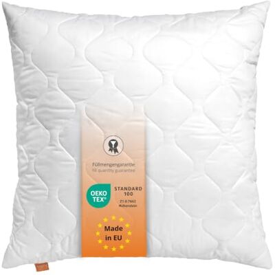 sleepling 190001 Basic 100 Oreiller Oekotex Lavable 60 degrés fabriqué en UE Poids de garnissage Garantie Taille Garantie 80 x 80 cm, Blanc sleepling 190001 Basic 100 Oreiller Oekotex Lavable 60 degrés fabriqué en UE Poids de garnissage Garantie Taille Garantie 80 x 80 cm, Blanc