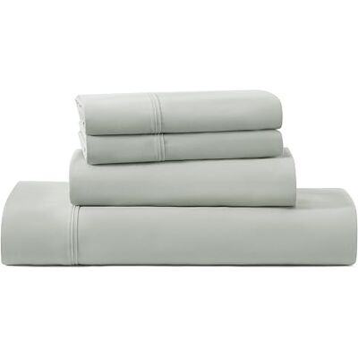 UGG Hedi Parure de lit 4 pièces rafraîchissante avec 2 taies d'oreiller, hypoallergénique, lavable en machine, douce et légère pour chambre à coucher, lit double XL, vert minéral UGG Hedi Parure de lit 4 pièces rafraîchissante avec 2 taies d'oreiller, hypoallergénique, lavable en machine, douce et légère pour chambre à coucher, lit double XL, vert minéral