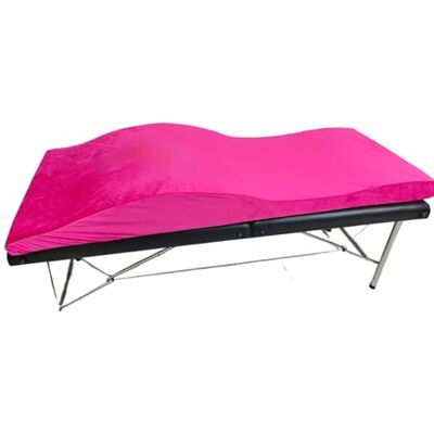 LADFRTYU Lash Bed Surmatelas de massage et housse en mousse à mémoire de forme ondulée, matelas de salon de beauté (matelas violet) LADFRTYU Lash Bed Surmatelas de massage et housse en mousse à mémoire de forme ondulée, matelas de salon de beauté (matelas violet)