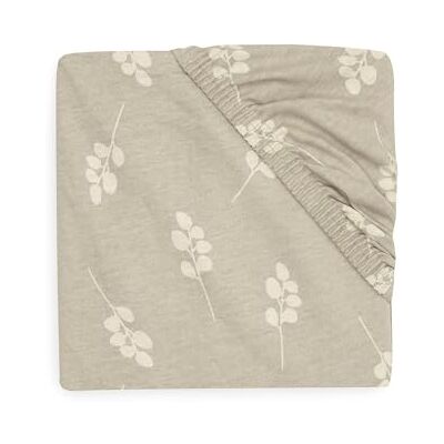 Jollein Drap-housse en jersey Pour lit d'enfant Twig, vert olive 60 x 120 cm 100% coton Beige avec branches vert olive Jollein Drap-housse en jersey Pour lit d'enfant Twig, vert olive 60 x 120 cm 100% coton Beige avec branches vert olive