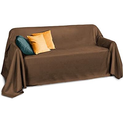 Beautissu couverture plaid similicuir couvre-lit jeté de canapé Beautissu couverture plaid similicuir couvre-lit jeté de canapé
