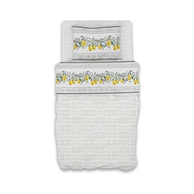 GEMITEX Parure de lit en coton, 100% coton, respirant, sans substances nocives, qualité certifiée standard 100 par OEKO-TEX confiance en textile, simple, G23/gris, conçue en Italie GEMITEX Parure de lit en coton, 100% coton, respirant, sans substances nocives, qualité certifiée standard 100 par OEKO-TEX confiance en textile, simple, G23/gris, conçue en Italie